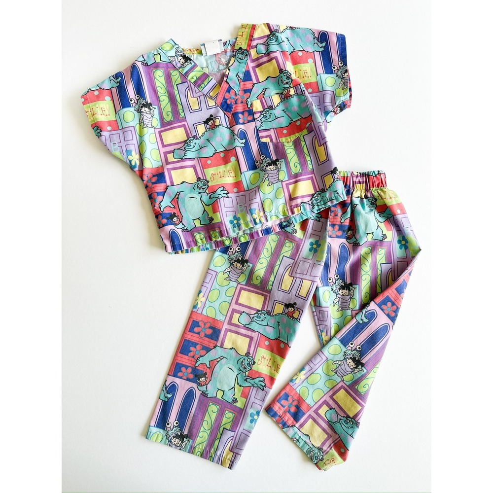 7.VTG Monsters Inc Kids Scrubs